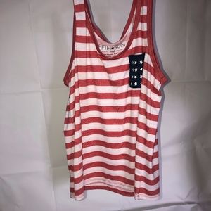 American flag tank